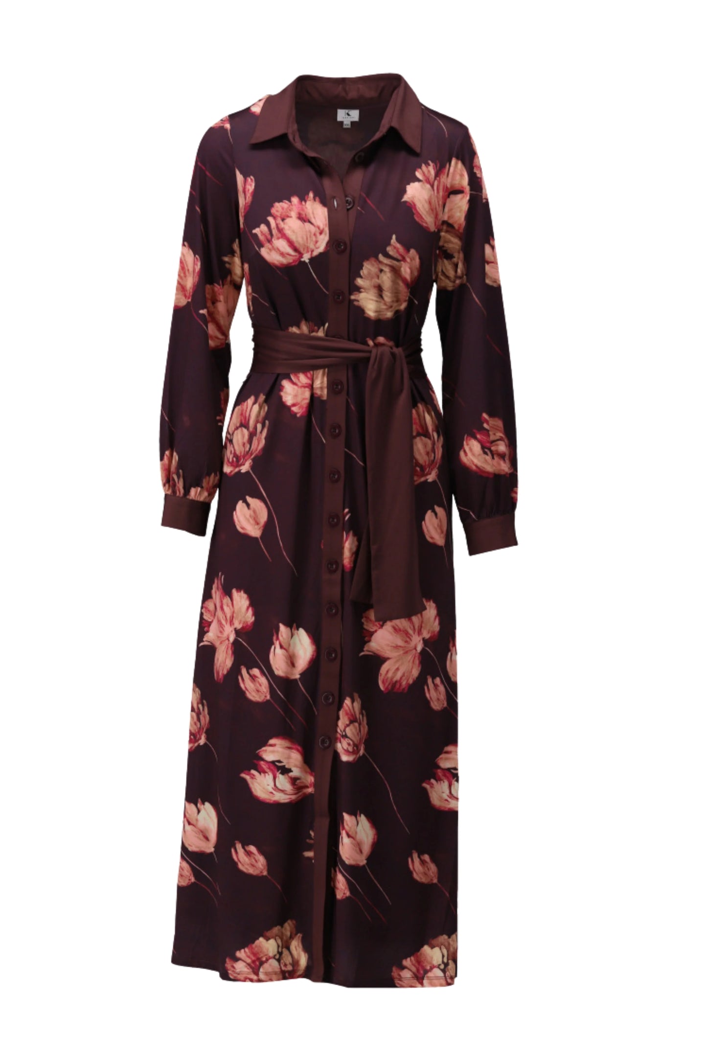 K-Design Jurk Maxi Met Bloemenprint
