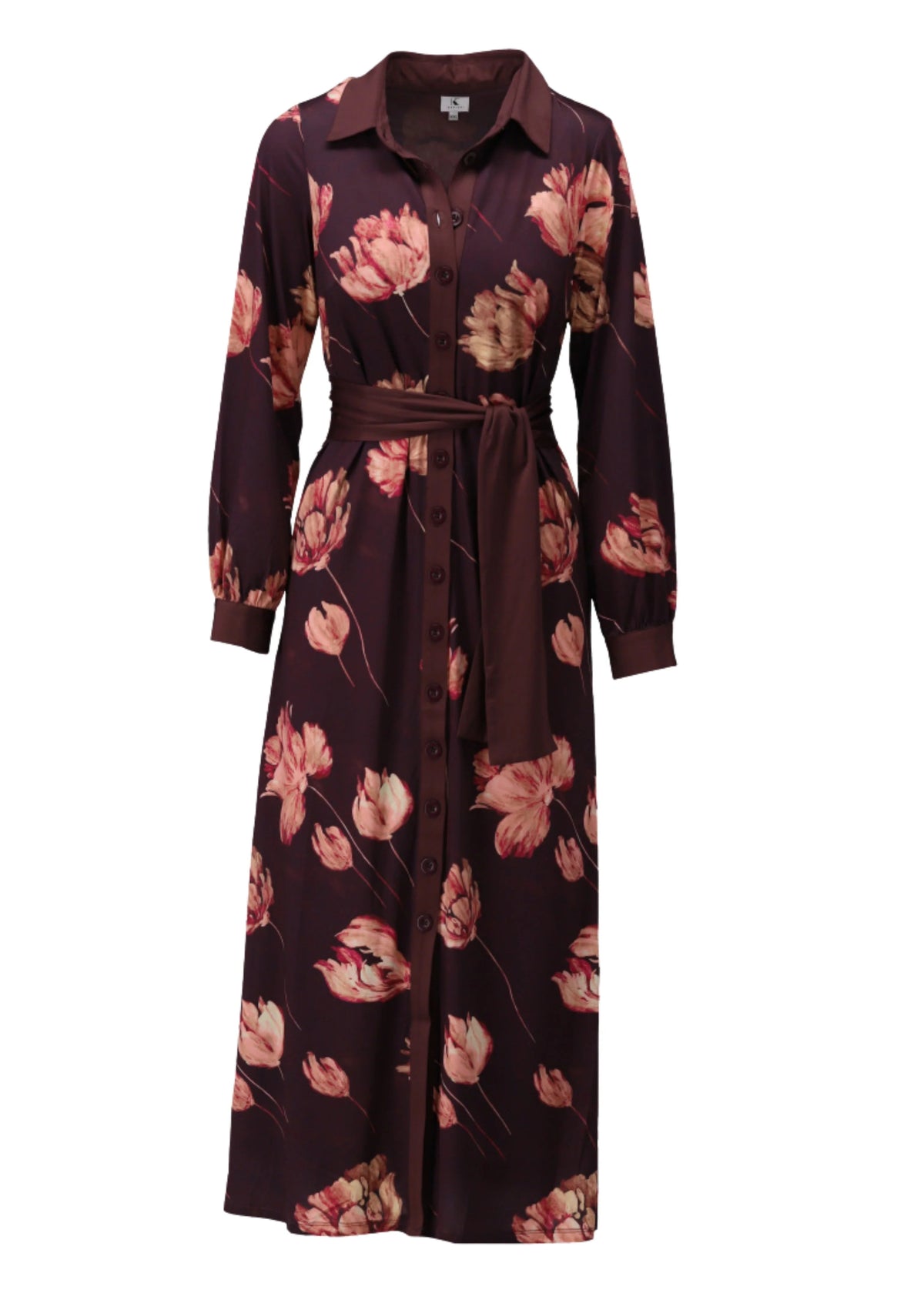 K-Design Jurk Maxi Met Bloemenprint
