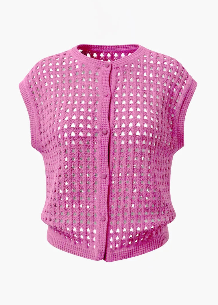 Aimee the Label NoaS6 knitted top | Pink