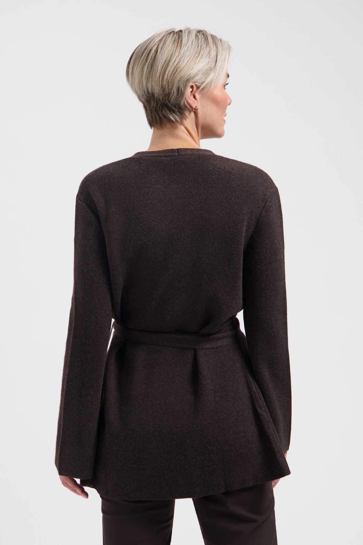 Lady Day – Maggie Cardigan – Dark brown
