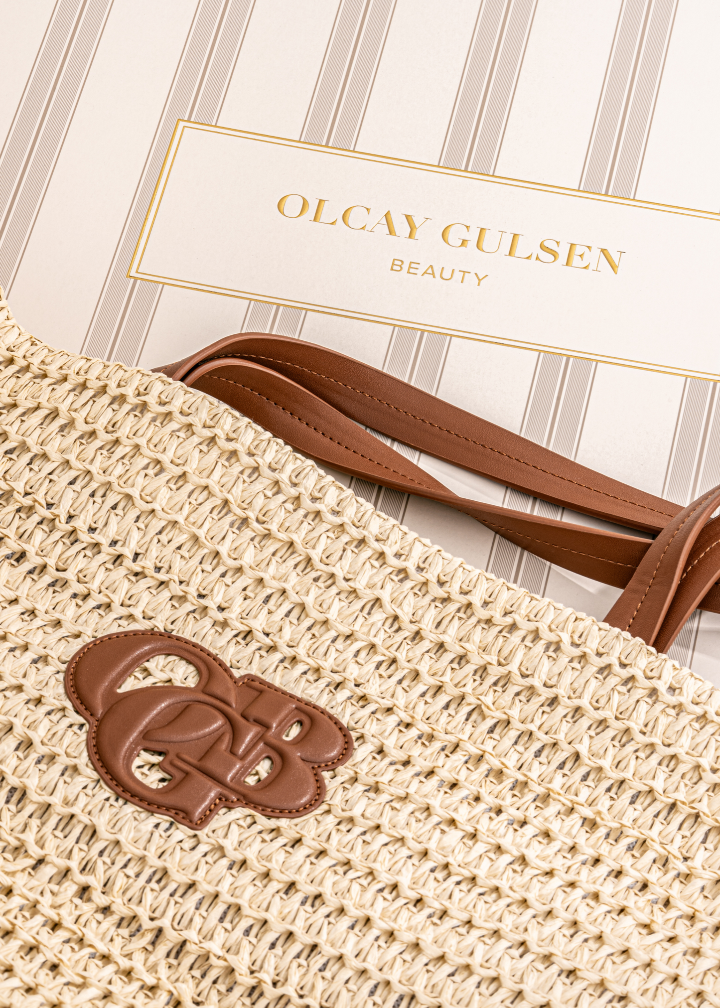 Olcay TOTE D'AZUR CROCHET BEACH BAG