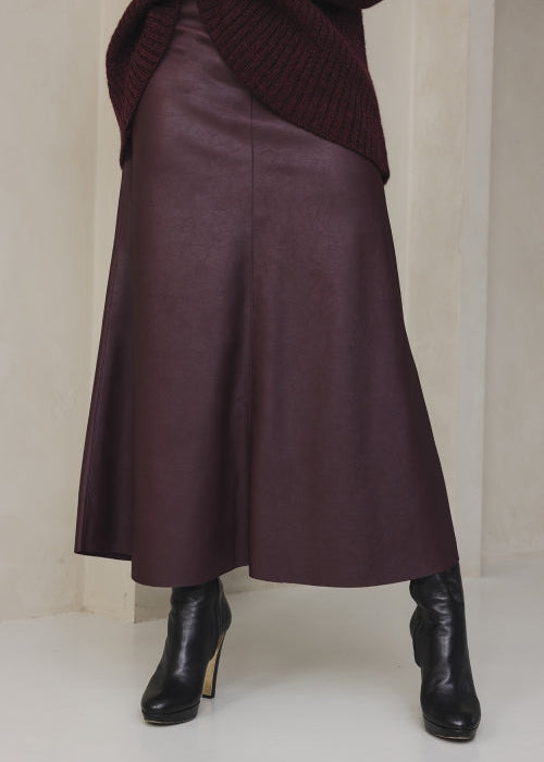 BR&DY Sky Skirt Burgundy