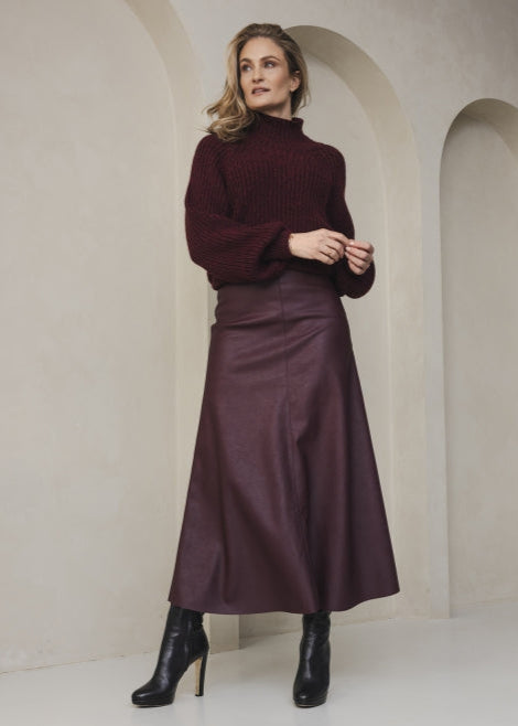 BR&DY Sky Skirt Burgundy