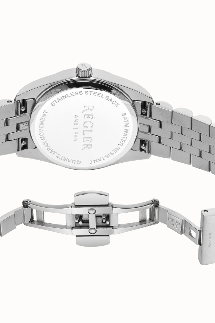 Régler Infinité Bi-Colour Zilver\Rosé goud - parelmoer