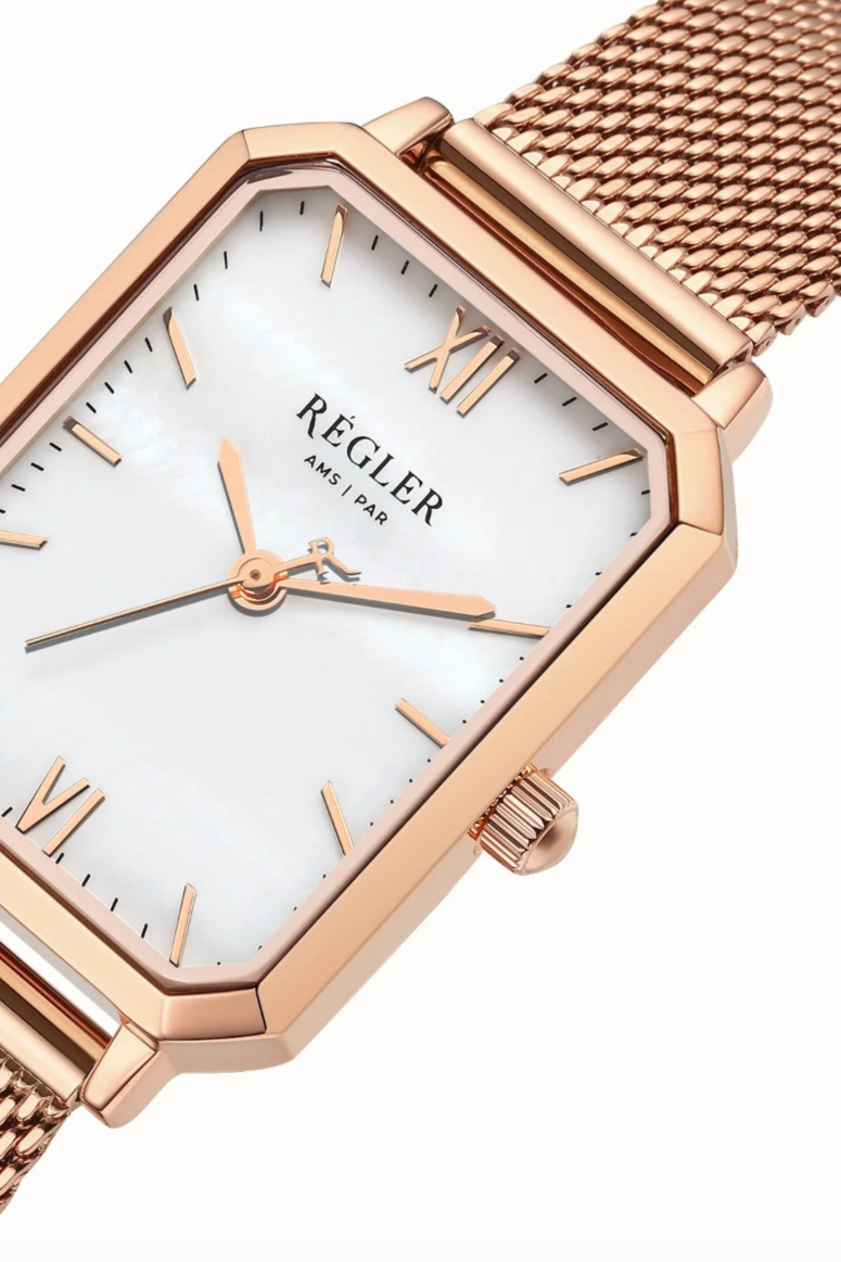 Régler Élégance Mesh Rosé/Goud-Parelmoer