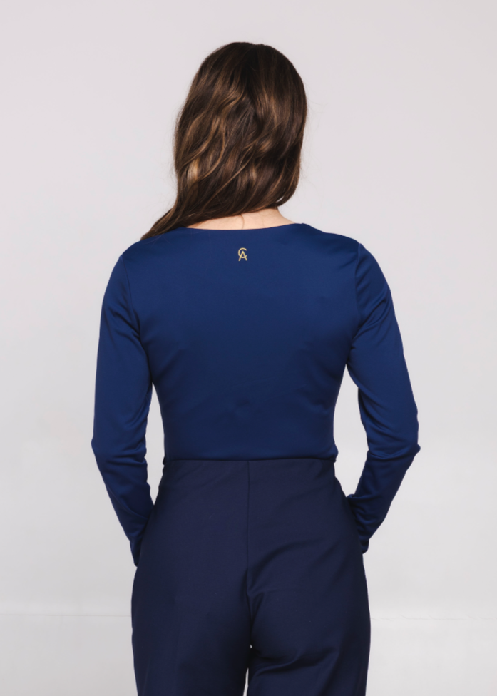 Accentil Edith top navy