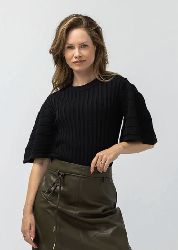 Label Dot Nicolette Trui | Zwart