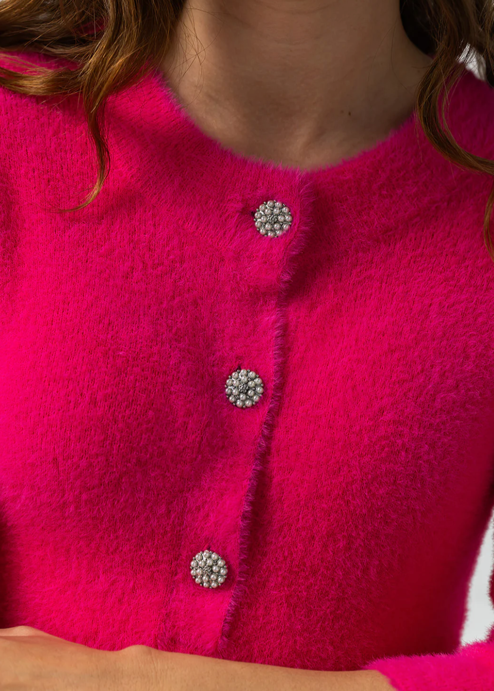 Label Dot Nanna Trui | Fuchsia