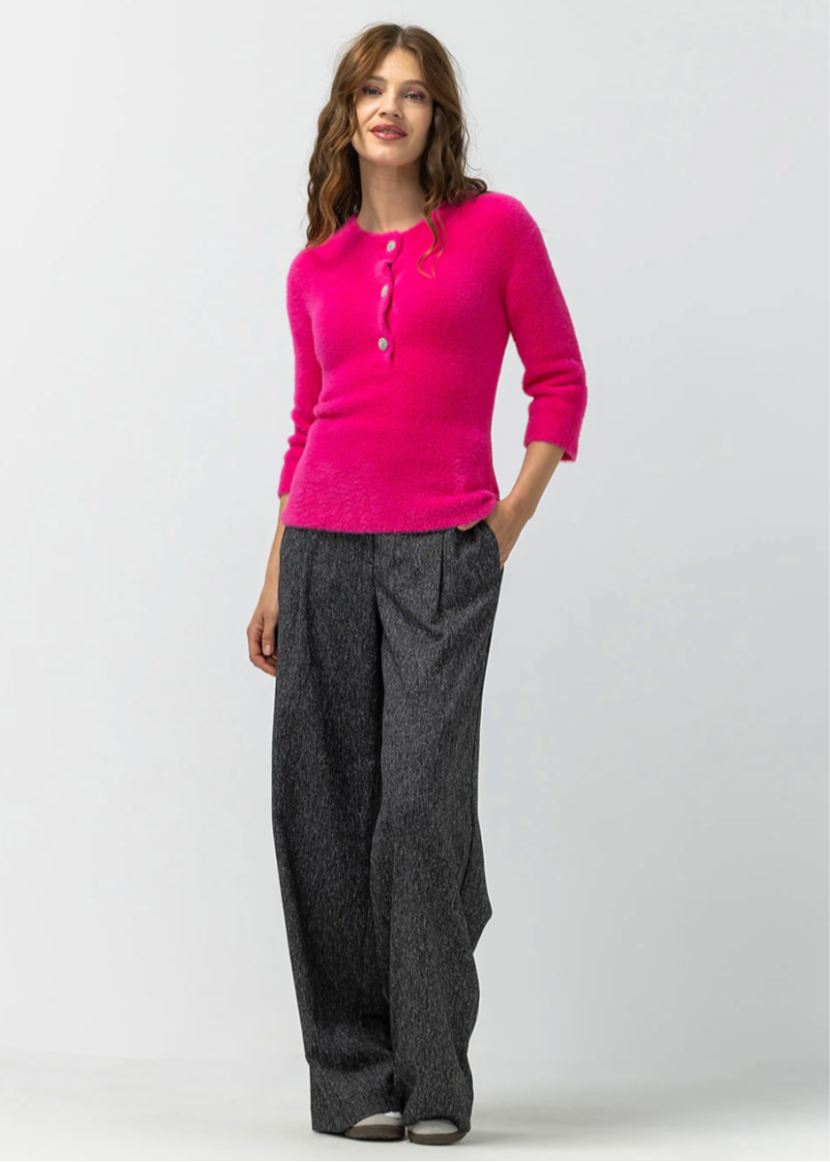 Label Dot Nanna Trui | Fuchsia