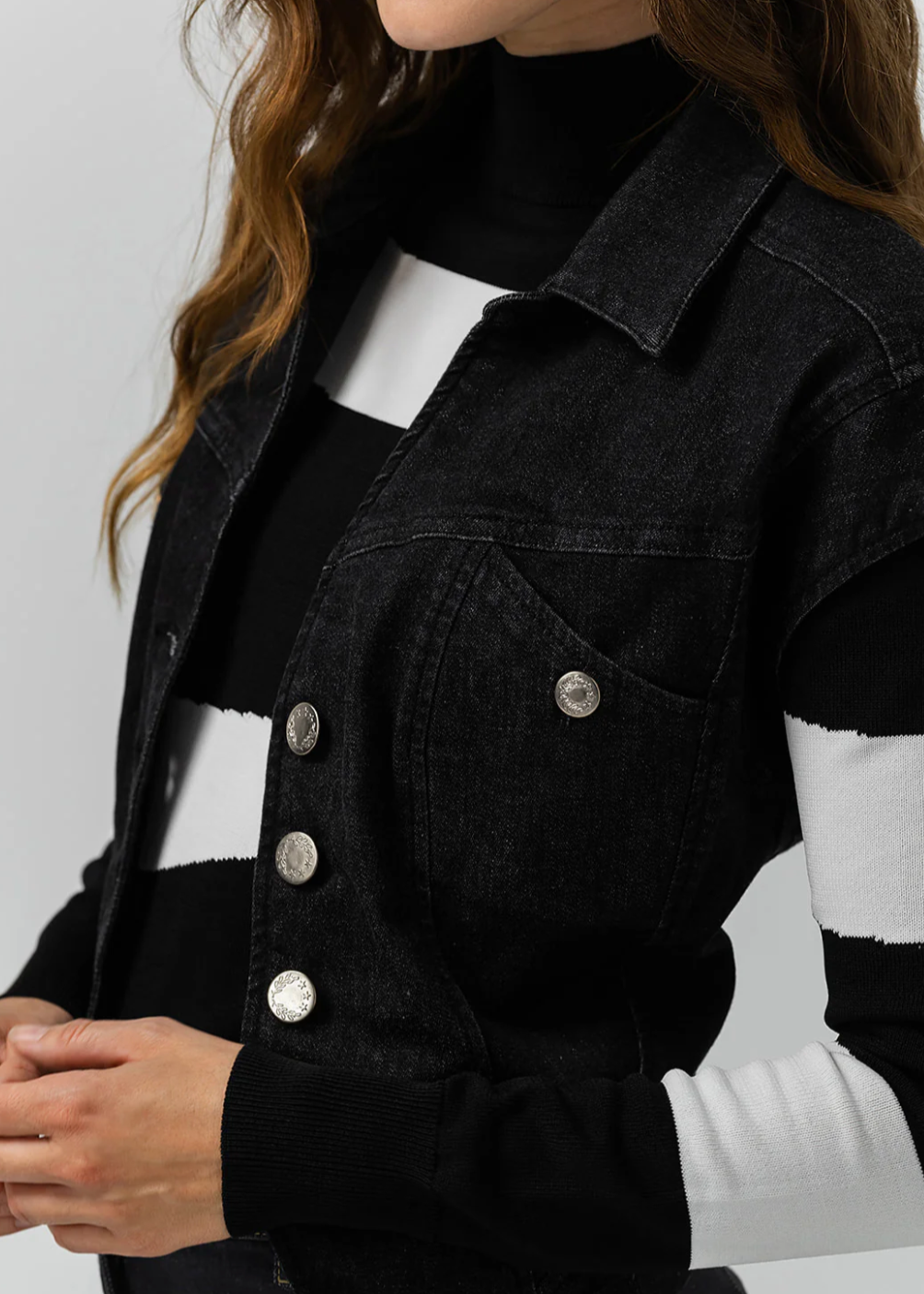 Label Dot Iva gilet | Zwart