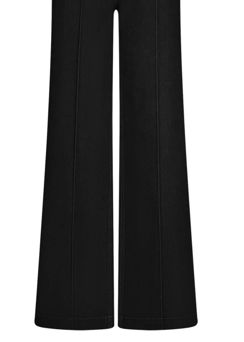 Label Dot Rido jeans | Zwart