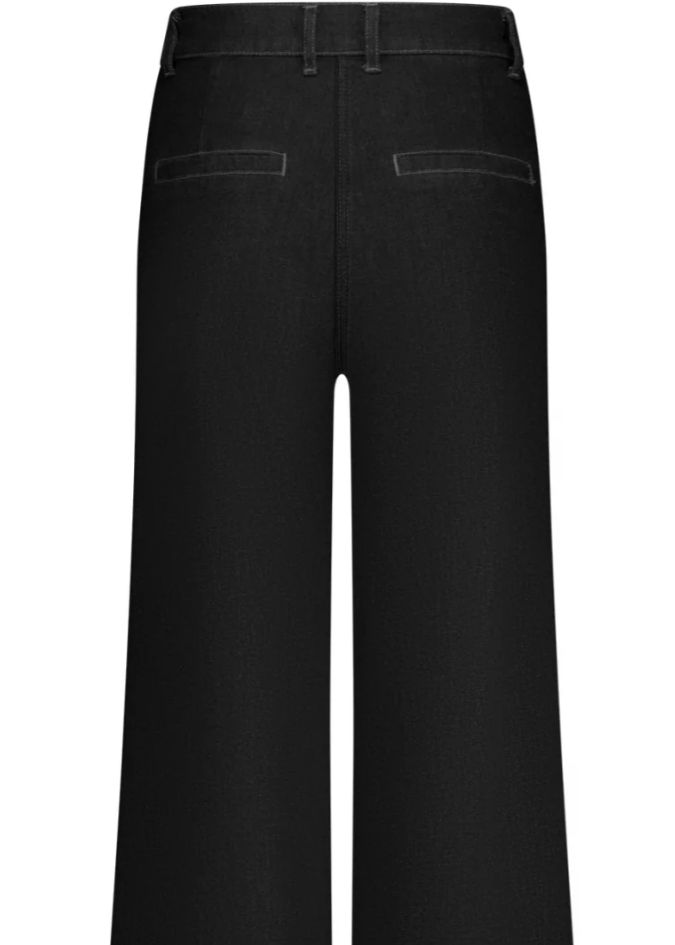 Label Dot Rido jeans | Zwart