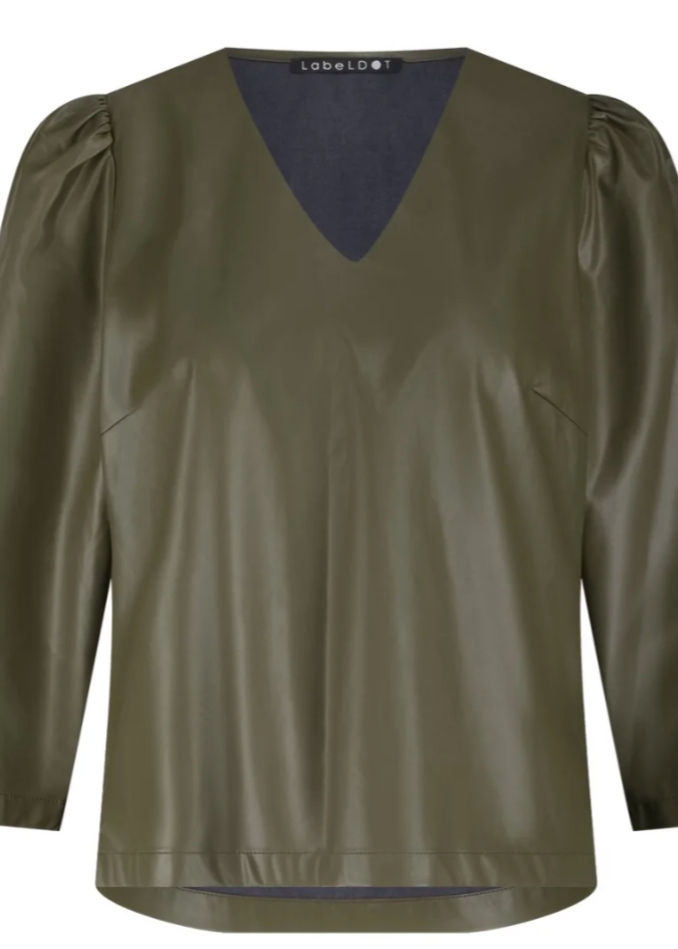 Label Dot Marit Top | khaki