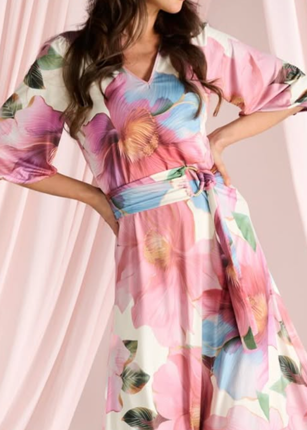 K-Design Maxi jurk met design C111