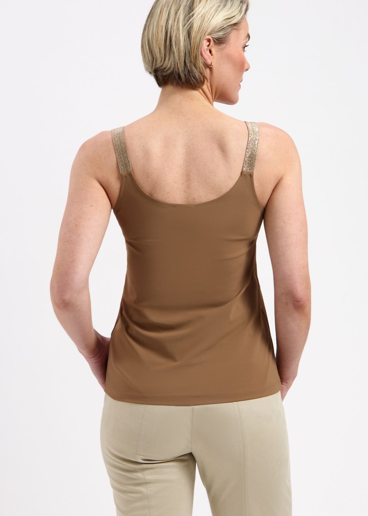 Lady Day – Tuesday Travelstof Top – Mocha