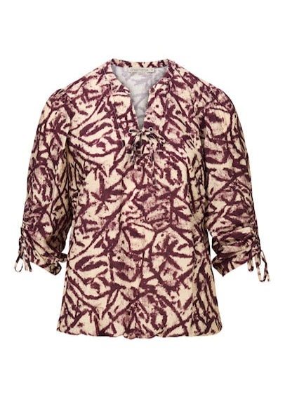 Dreamstar Skyler - blousetop PRINT burgundy