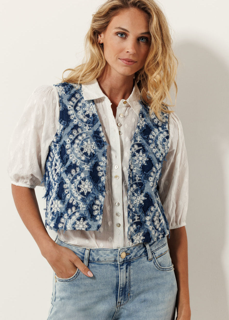 Tramontana Fancy Fabric Gilet