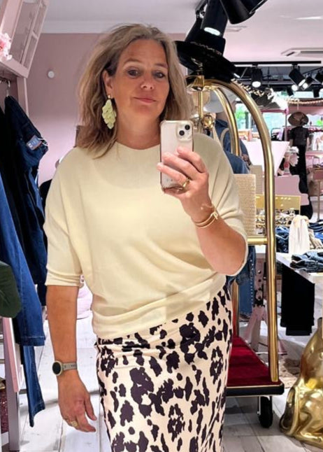 Amélie & Amélie Badalona pullover butter