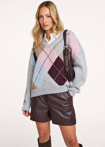 Co'Couture Maja, wolmix trui met dessin