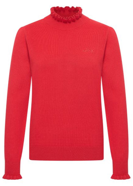 HVSociety Pullover HVSLanza red en navy