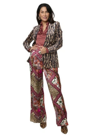 Tessa Koops MAYA SATIN SIENNA TOP BROWN