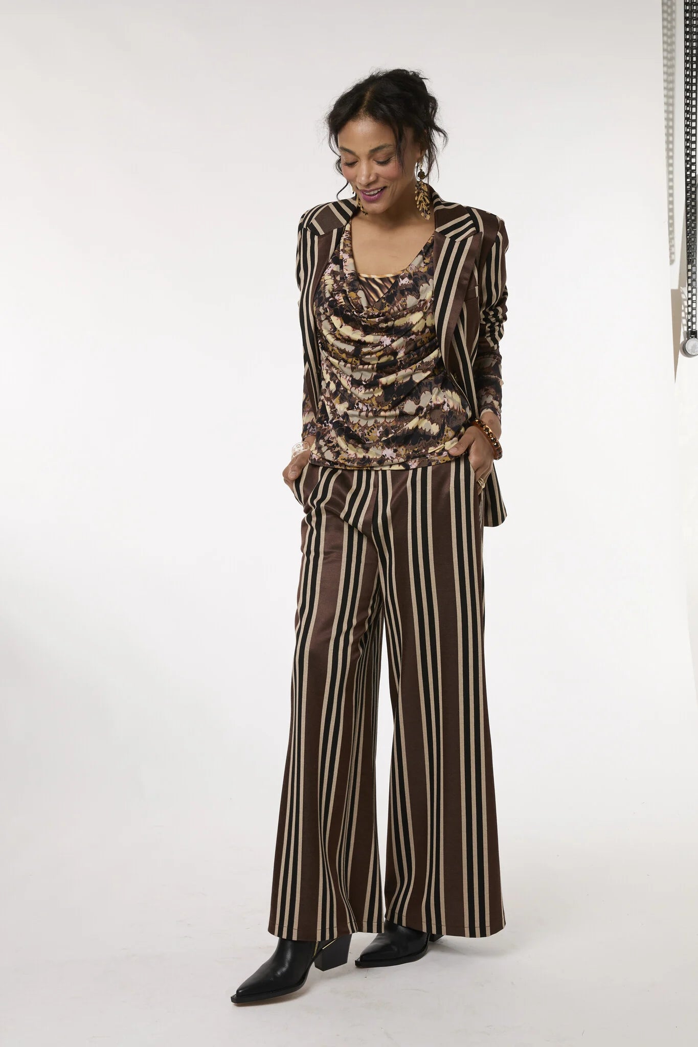 Tessa Koops PAVEL CADINI BROWN BROEK