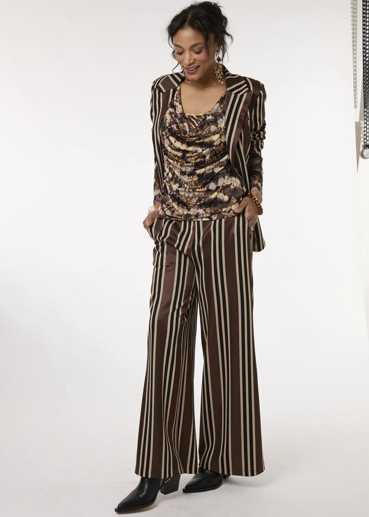 Tessa Koops PAVEL CADINI BROWN BROEK