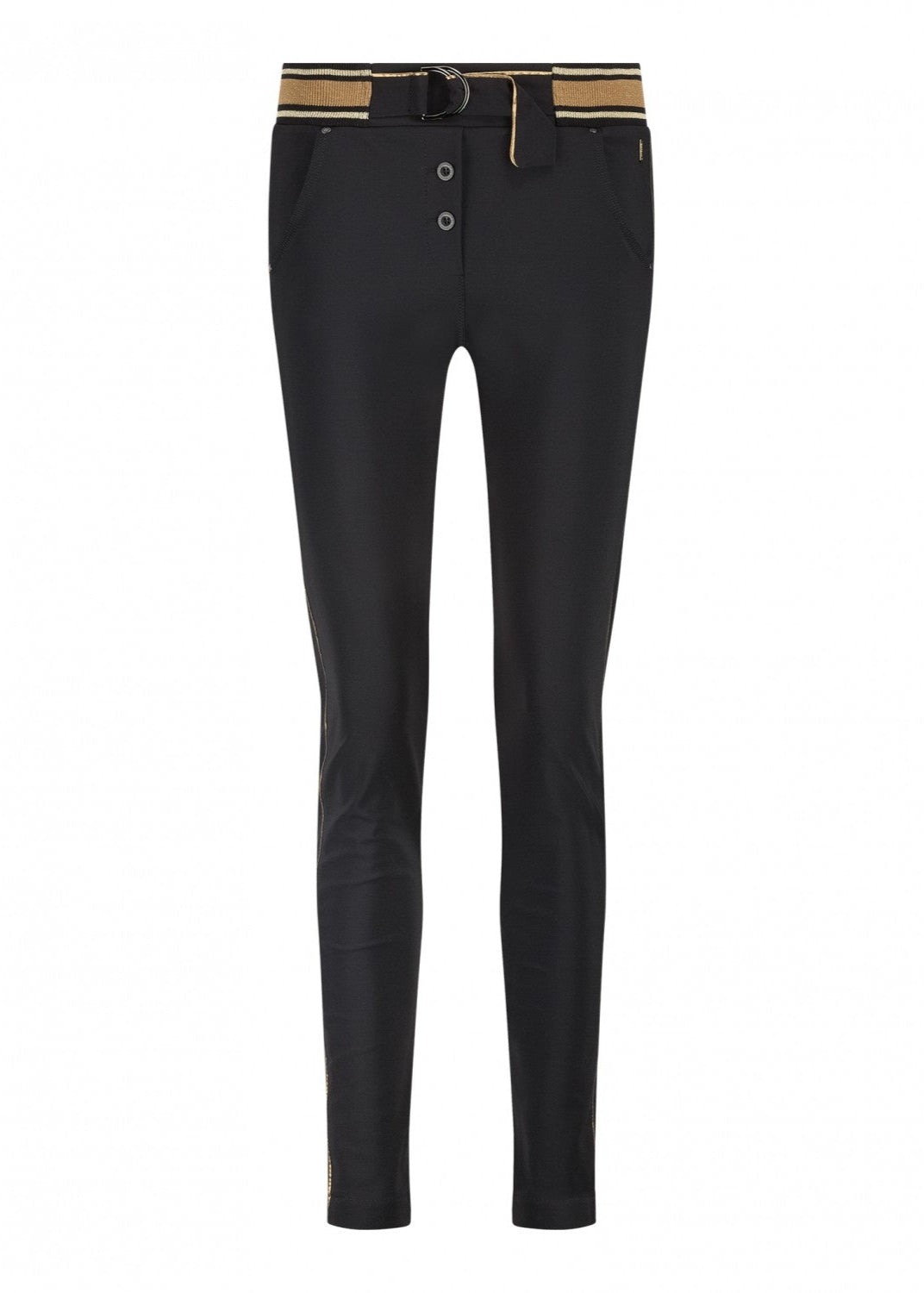 Zip73 Pants Board Buckle Black/ToffeeW25/111/01/001