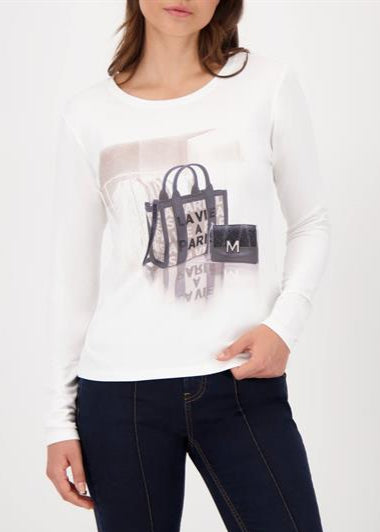 Monari Shirt mit Taschenprint, 1/1 Arm