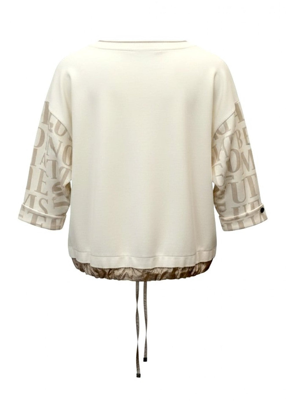 Zip73 Sweater Mix Fabric Letters