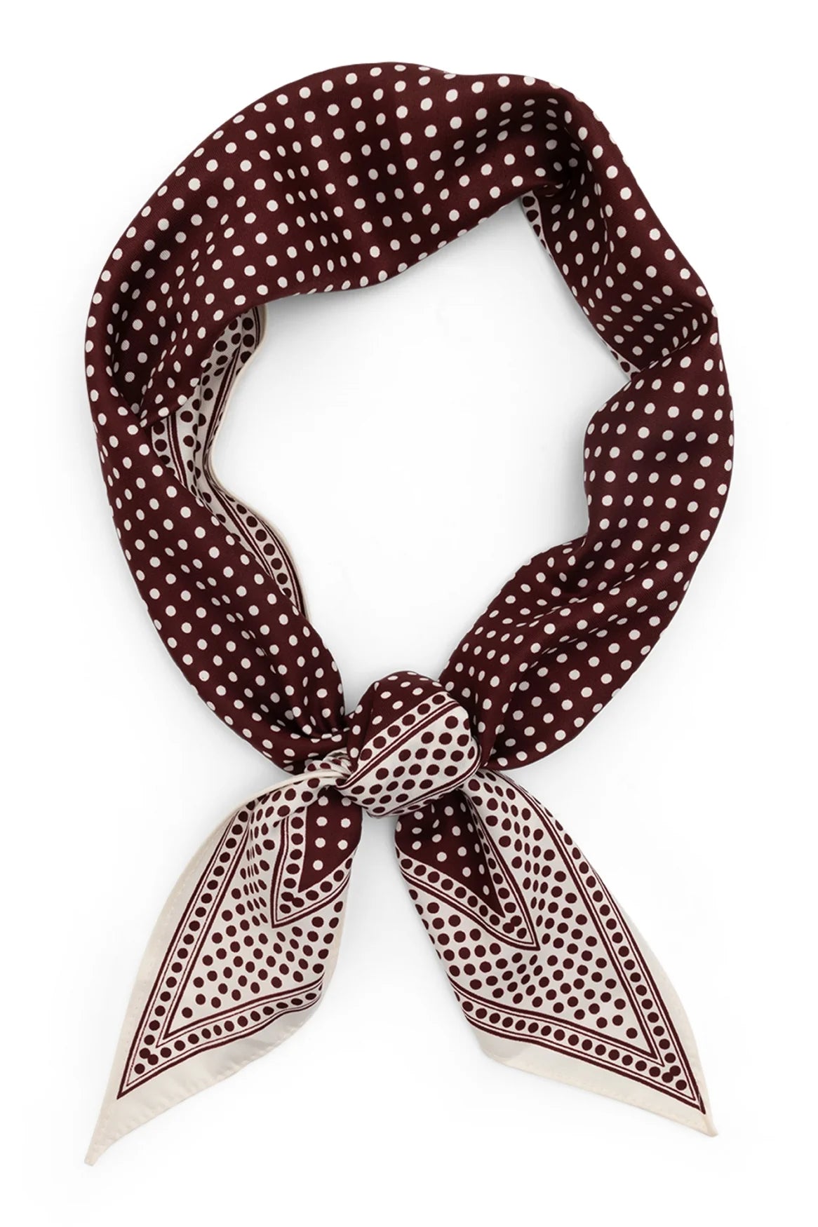 Label Dot sjaal Tina | Burgundy multi