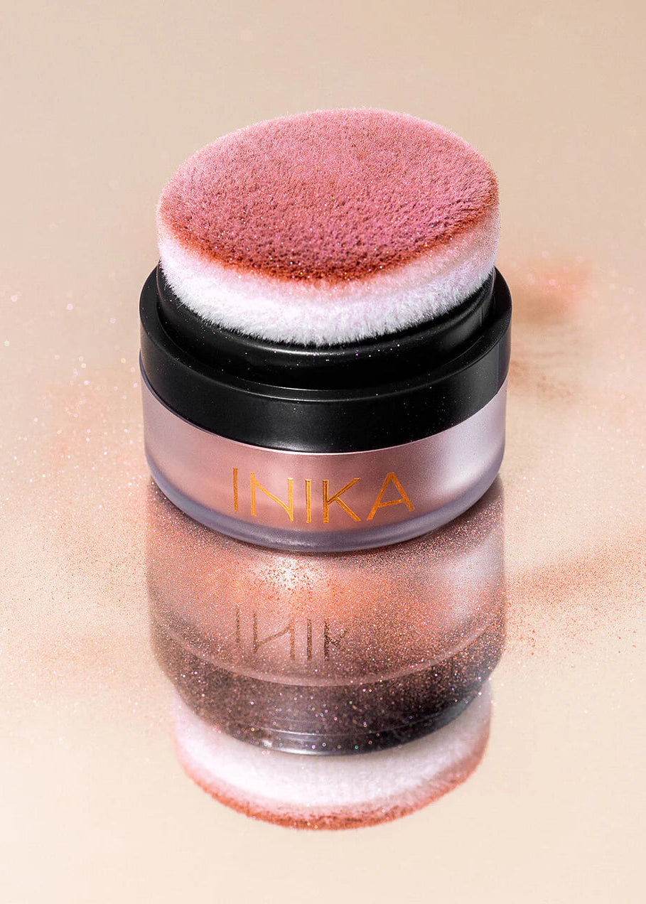 INIKA Organic (advised by Blush Creative) Mineral Blush Puff Pot (Rosy Glow)