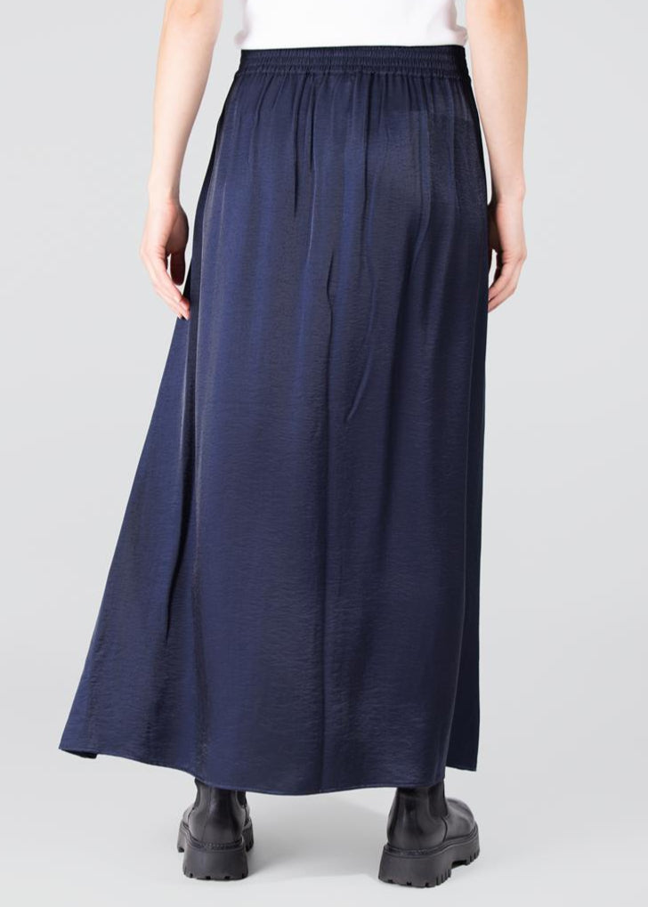 Jansen Amsterdam Dahlia glanzende rok | Donkerblauw