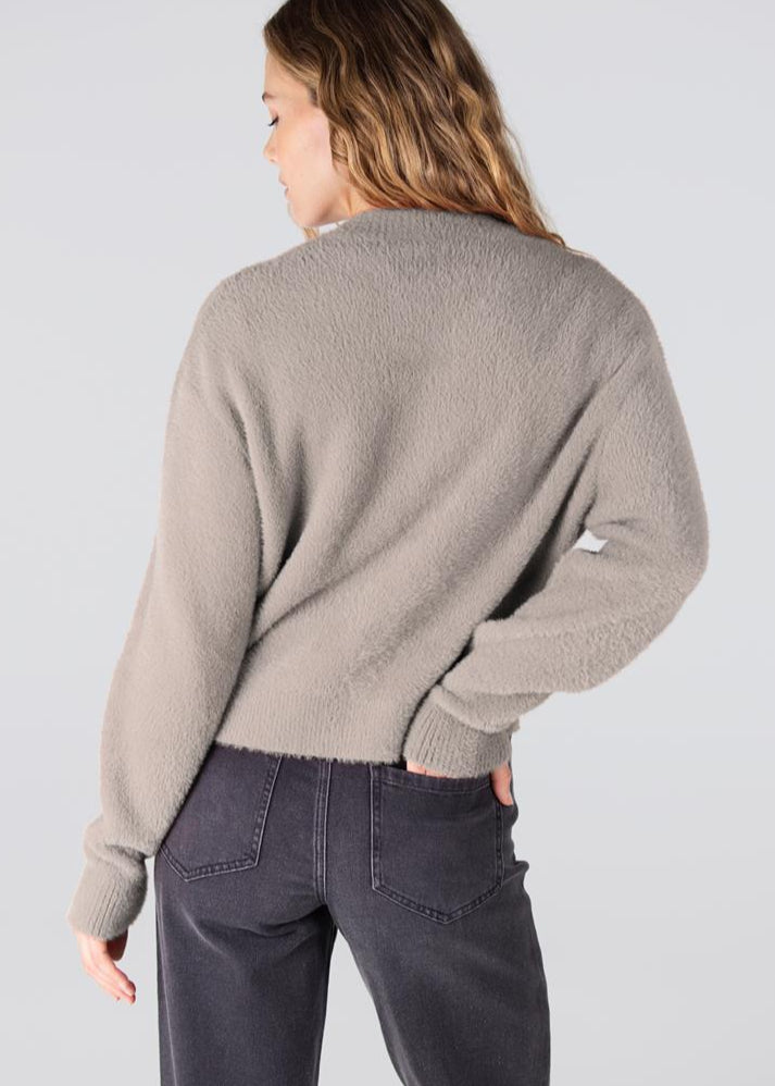 Jansen Amsterdam Cloe plush vest | Kaki