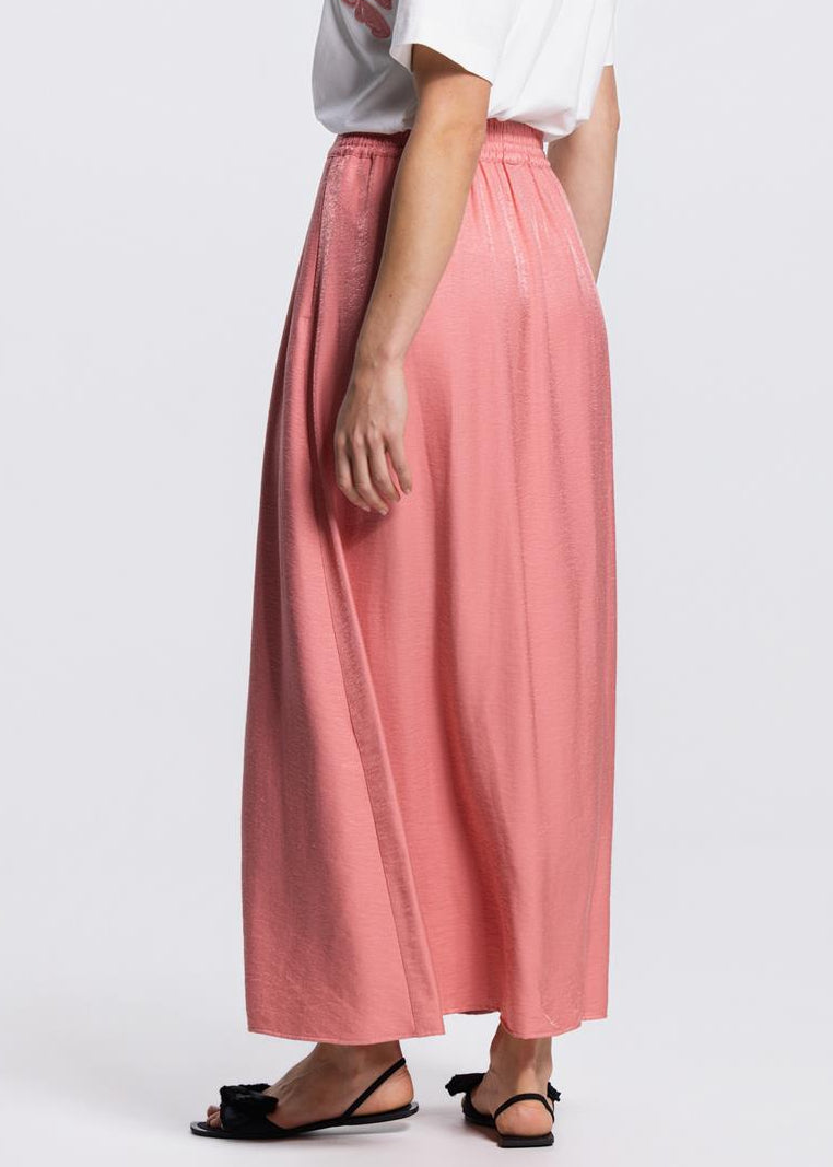 Jansen Amsterdam Dahlia glanzende rok in blush