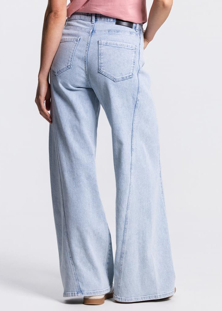 Jansen Jane Wide Leg Jeans in Lichtblauw