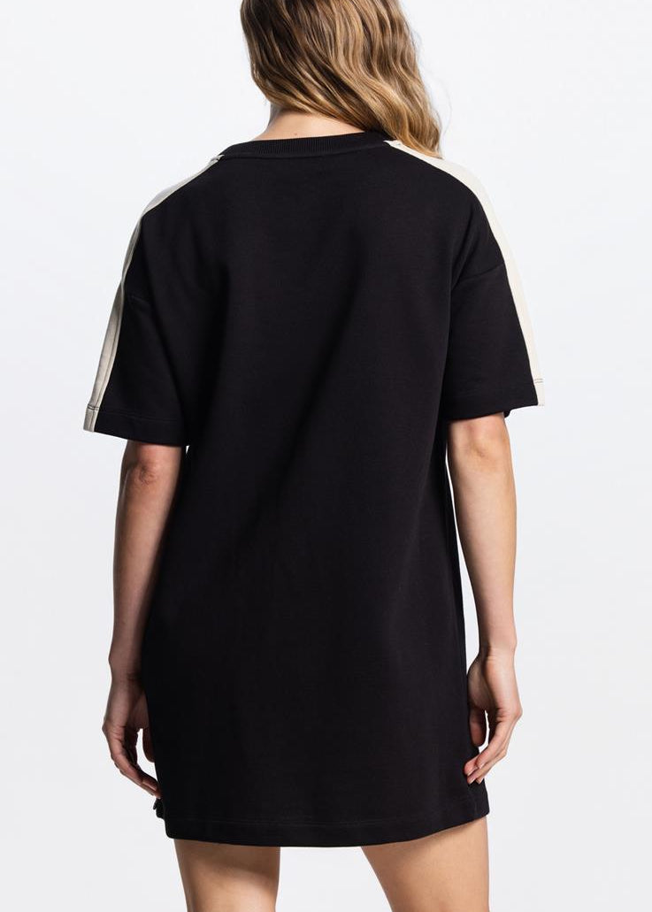 Jansen Amsterdam Marsha sweaterjurk in Zwart