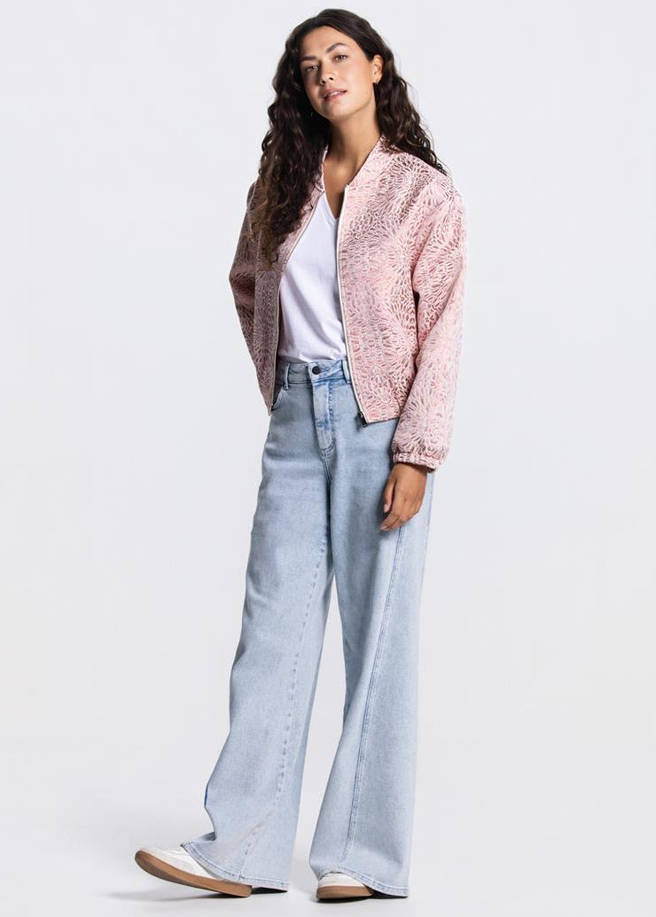 Jansen Amsterdam Rox statement bomberjasje in Blush