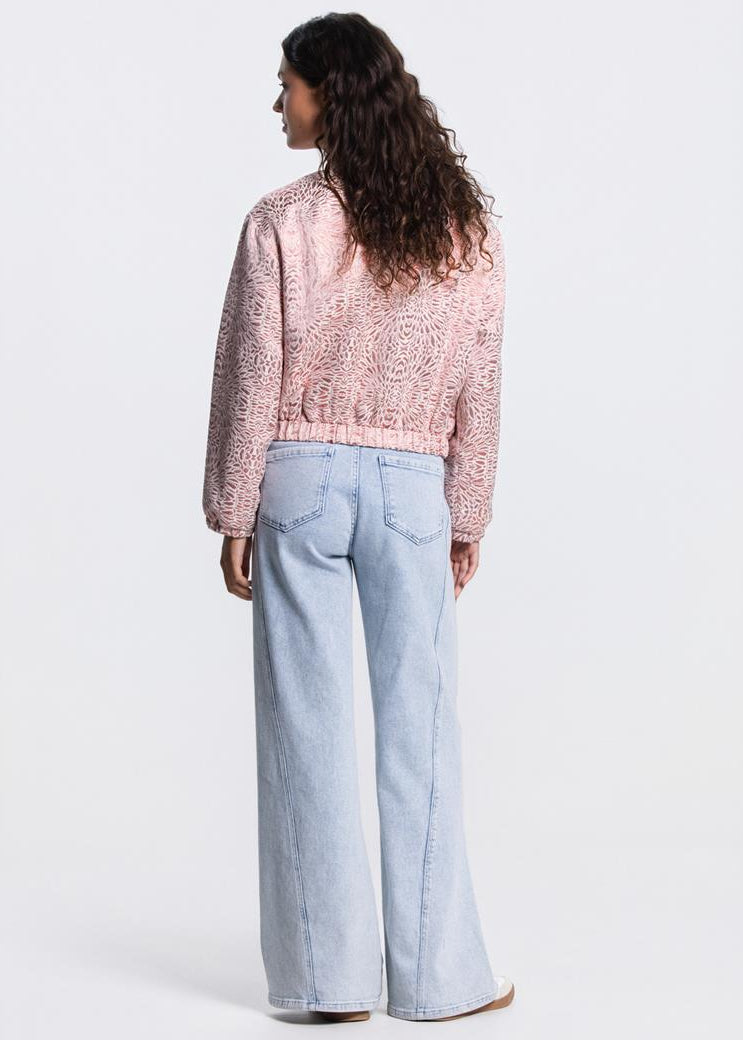 Jansen Amsterdam Rox statement bomberjasje in Blush