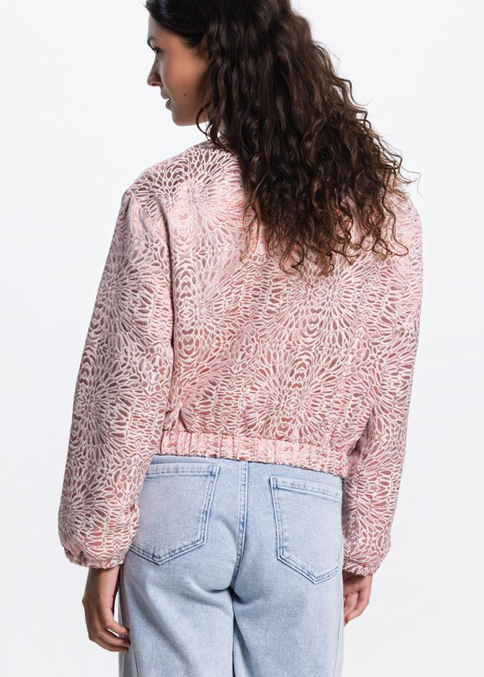 Jansen Amsterdam Rox statement bomberjasje in Blush