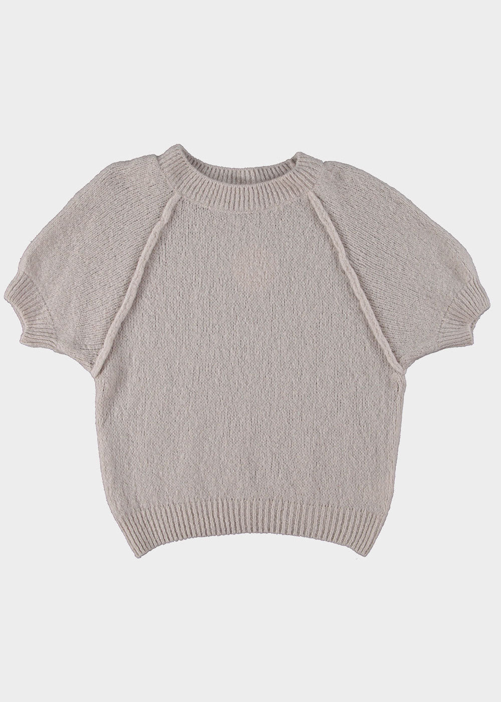 Turquoise Truitje Mohair KM blauw kit en roze