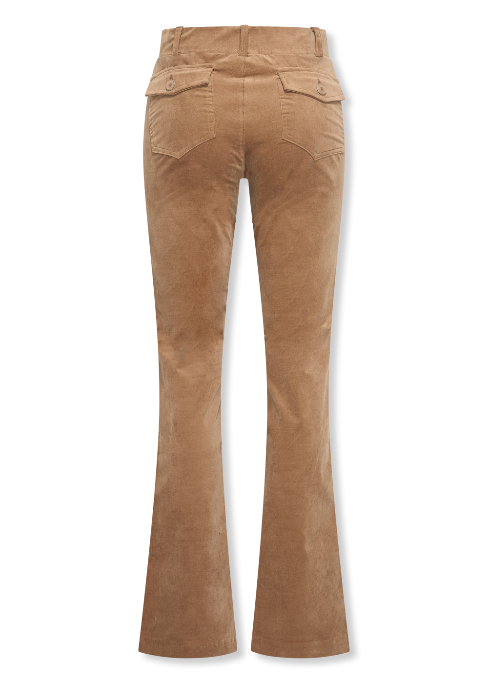 Helena Hart 7559 - BROEK FLAIR VELVET - CAMEL