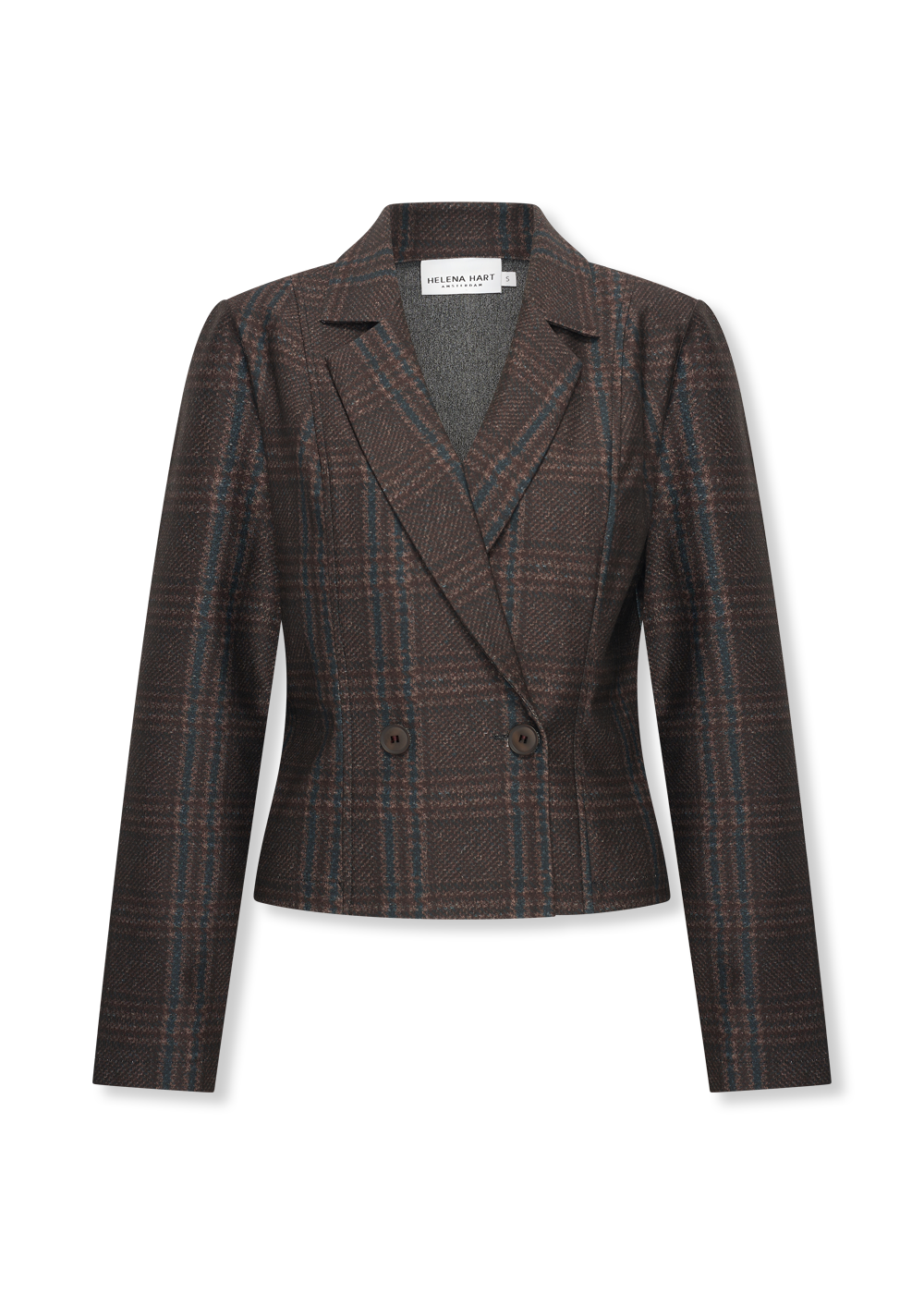 Helena Hart 7628 - BLAZER DEWI LANO RUIT - CHOCO