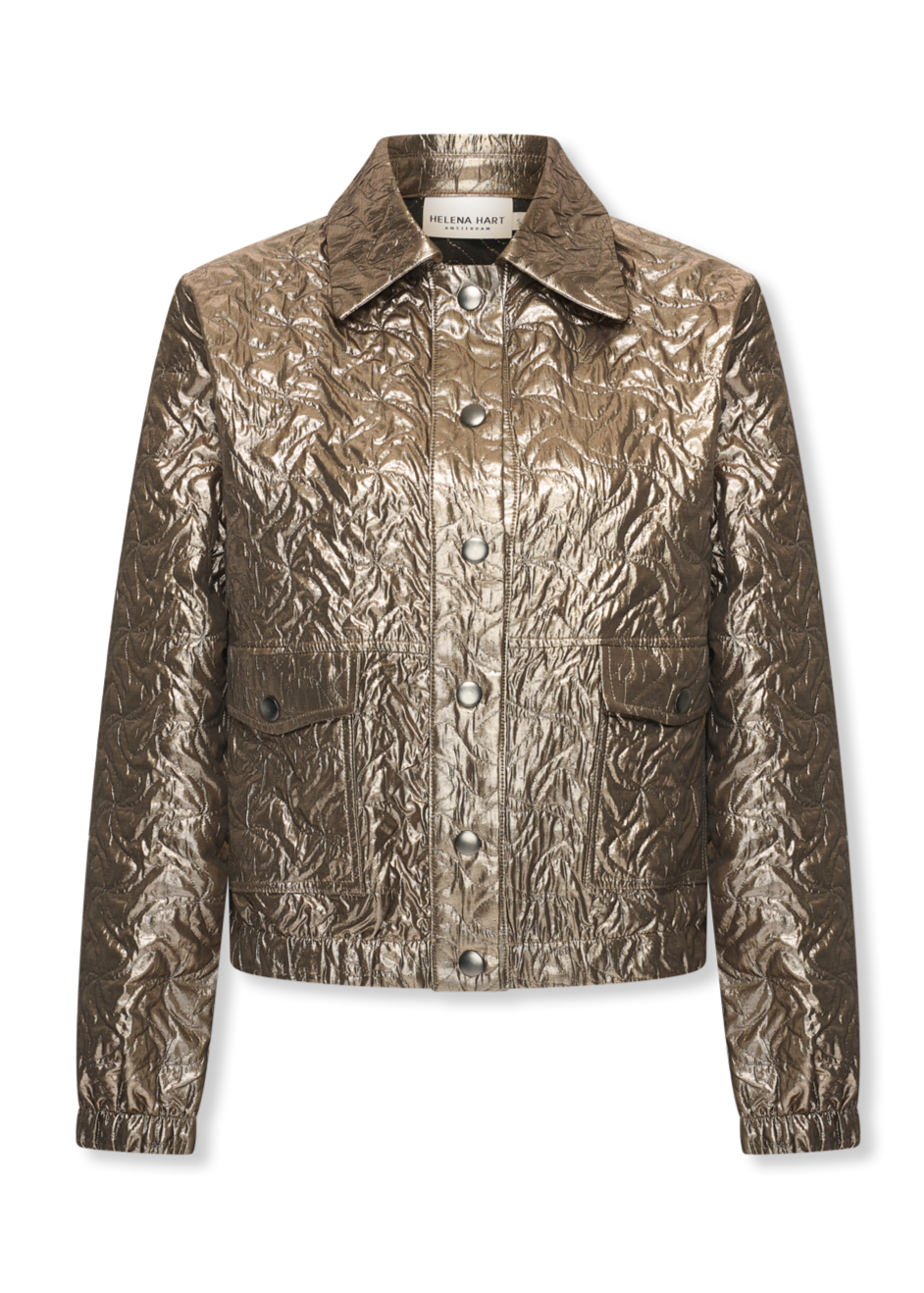 Helena Hart 7642 - BOMBER METALIC - ZWART - BRONS