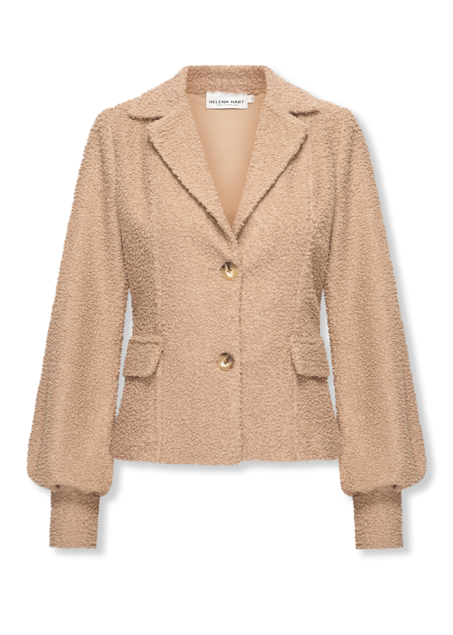 Helena Hart 7647 - BLAZER LORIE FROTTé - CAMEL