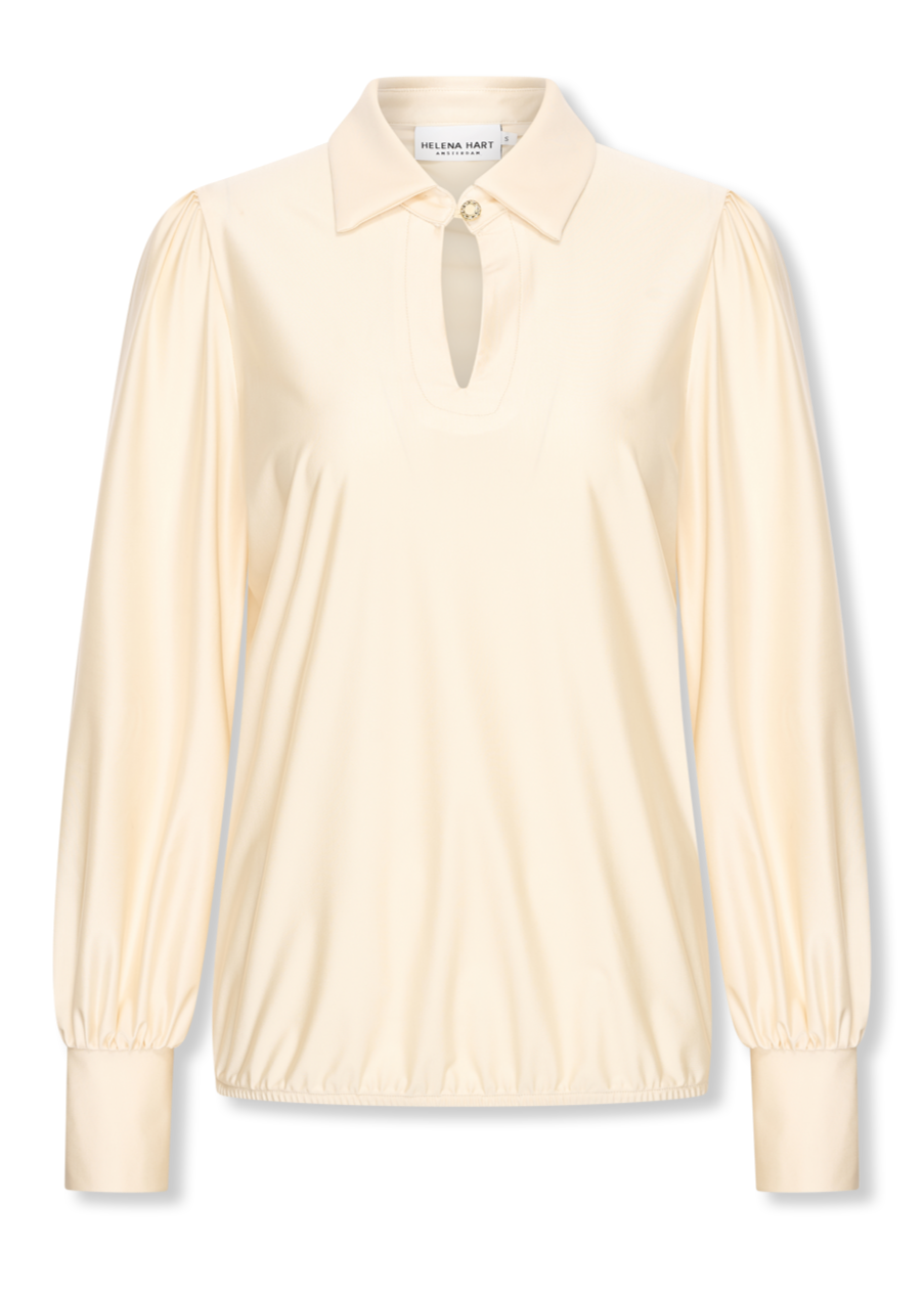 Helena Hart 7673 - TOP SEDA GLANS - ECRU