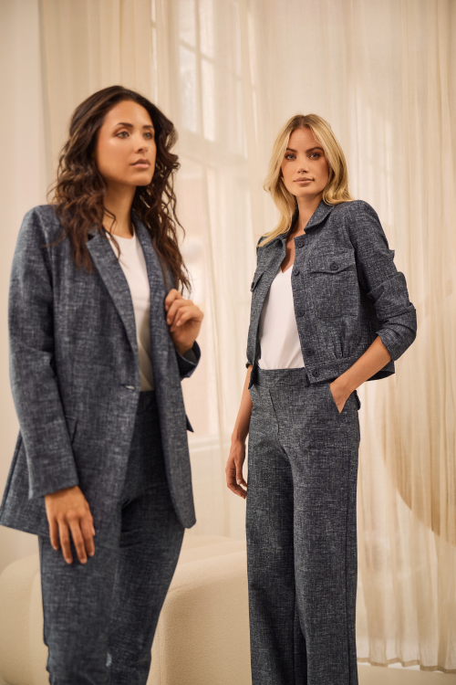 Helena Hart Blazer Jacky Lano Matte-Marine