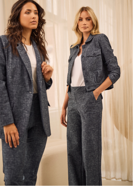 Helena Hart Broek Soul Lano Matte -Marine