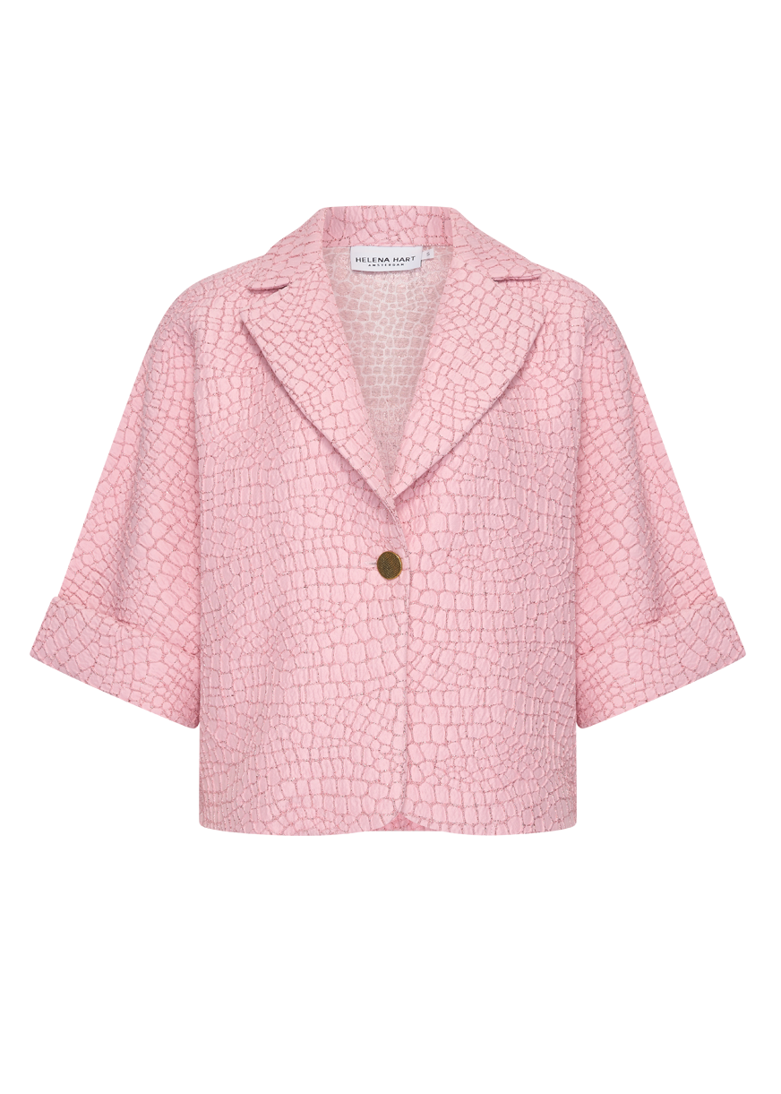 Helena Hart 7733 - BLAZER PIEN CROCO - Roze