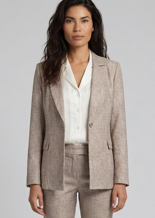 Helena Hart - BLOUSE FIE SPARKLE - 7754 Blauw en wit